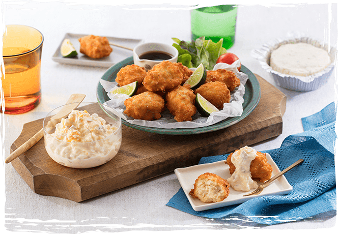 ひとくちチキン南蛮ブルサンタルタルソースかけ